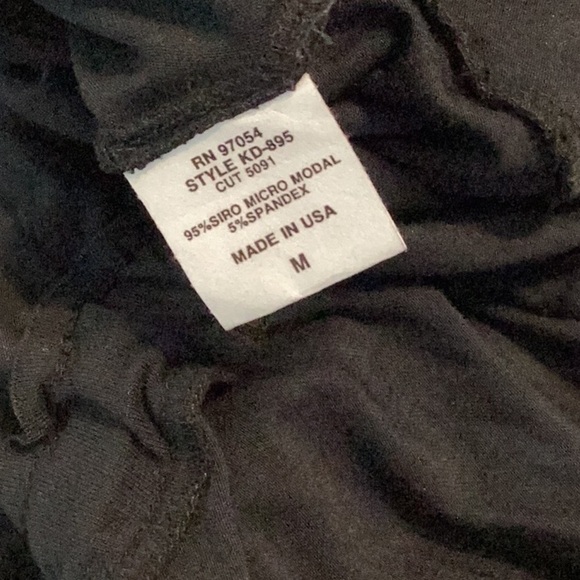 Krisa Draped Back High Low Maxi Dress Size M Black - Picture 8 of 8